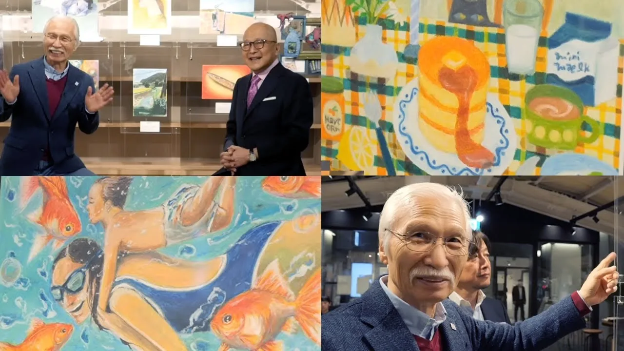 【山田五郎さんと見る】100点のアートクレヨン画展。緊急現場リポート！！（YouTube）